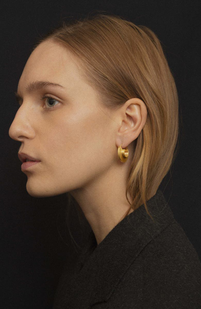 Shop All Blues T-beam Polished Vermeil Earrings In Gold