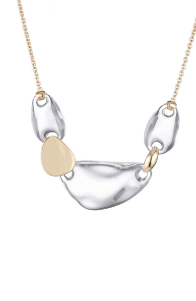 Shop Alexis Bittar Watery Link Necklace In Clear