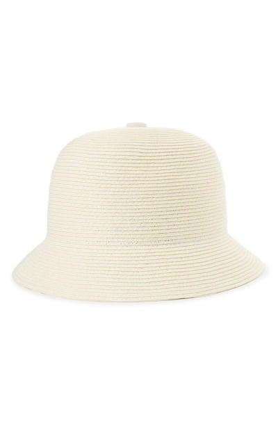 Shop Brixton Essex Straw Bucket Hat In Tan