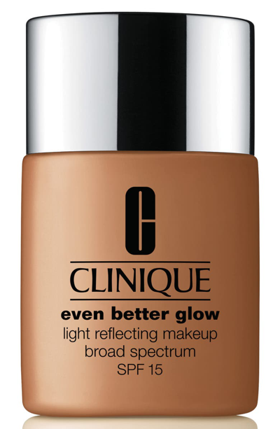 Shop Clinique Even Better Glow Light Reflecting Makeup Foundation Broad Spectrum Spf 15 In 118 Amber