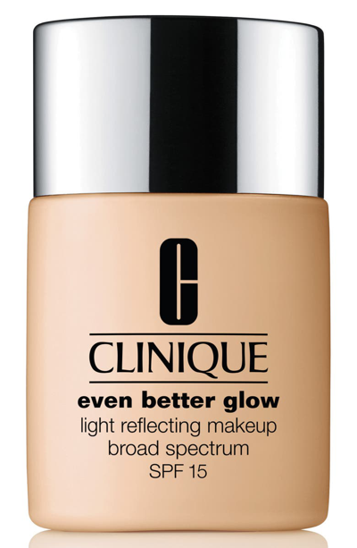 Shop Clinique Even Better Glow Light Reflecting Makeup Foundation Broad Spectrum Spf 15 In 12 Meringue