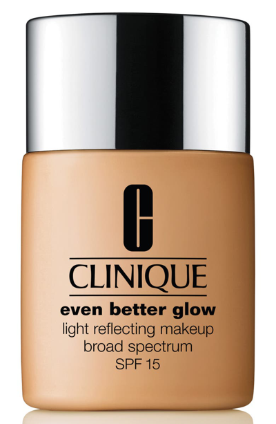 Shop Clinique Even Better Glow Light Reflecting Makeup Foundation Broad Spectrum Spf 15 In 92 Toasted Almond