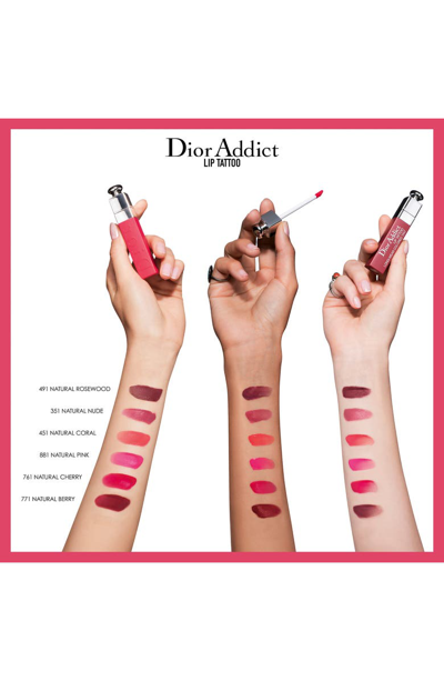 Shop Dior Addict Lip Tattoo Long-wearing Color Tint In 251 Natural Peach