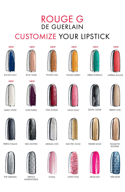 Shop Guerlain Rouge G Customizable Lipstick Case In Neon-ista