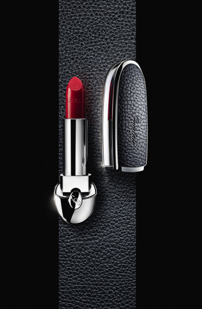 Shop Guerlain Rouge G Customizable Lipstick Case In Perfect Black