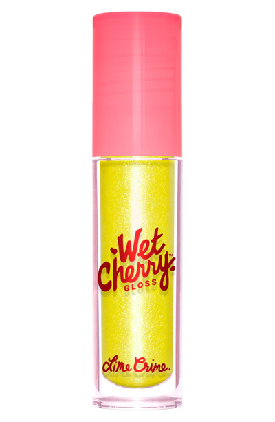 Shop Lime Crime Wet Cherry Gloss In Fluorescent Cherry