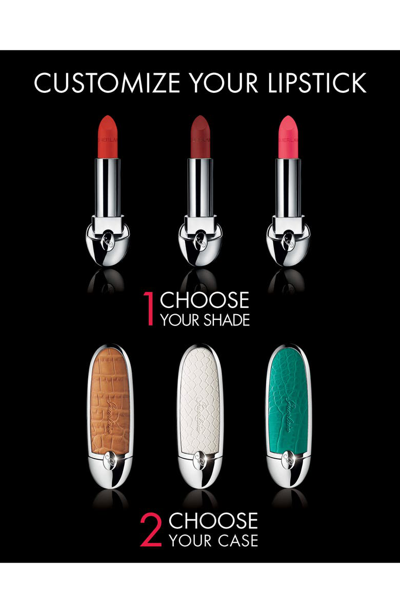 Shop Guerlain Rouge G Customizable Lipstick Case In Exotic Safari