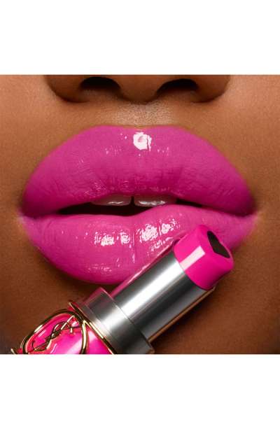 Shop Saint Laurent Volupte Plump-in-color Plumping Lip Balm In 02 Dazzling Fuchsia