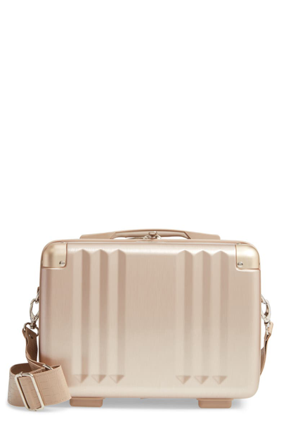 Shop Calpak Hard Side Cosmetics Case In Gold