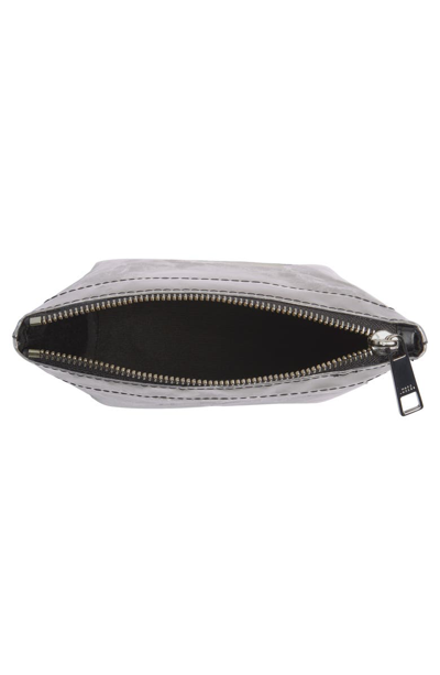 Shop Marc Jacobs The Foil Pouch Cosmetics Case In Silver
