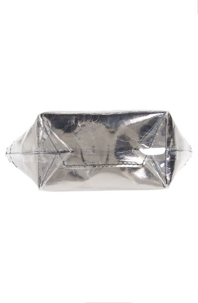 Shop Marc Jacobs The Foil Pouch Cosmetics Case In Silver