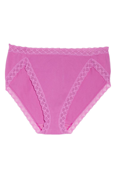 Shop Natori Bliss French Cut Briefs In Radiant Orchid