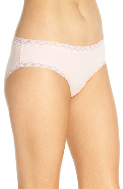 Shop Natori Bliss Cotton Girl Briefs In Sherbert