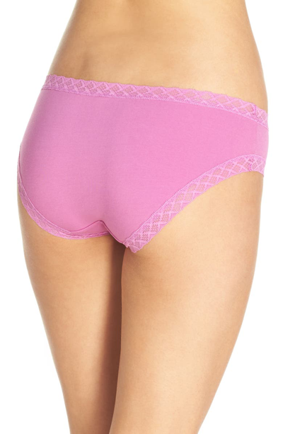 Shop Natori Bliss Cotton Girl Briefs In Radiant Orchid