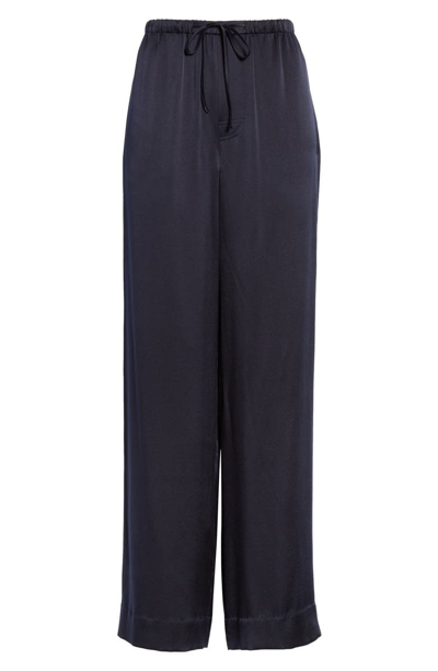 Shop Vince Silk Pajama Pants In Coastal