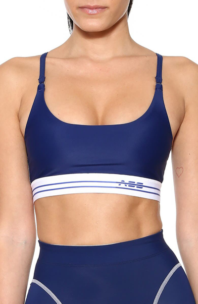 Shop Adam Selman Core Sports Bra In Royal