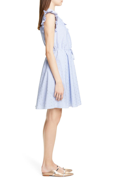 Ted Baker Beyonc Ruffle Trim A line Dress In White ModeSens