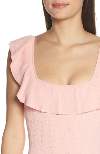 Shop Ali & Jay Fairy Tale Body-con Sweater Dress In Bubble Gum