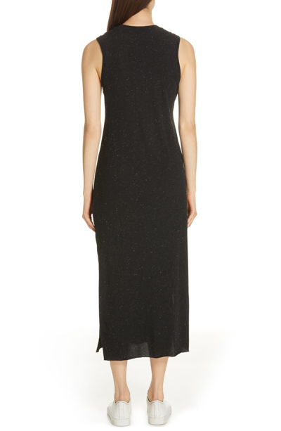 Shop Atm Anthony Thomas Melillo Donegal Pocket Midi Dress In Charcoal Donegal