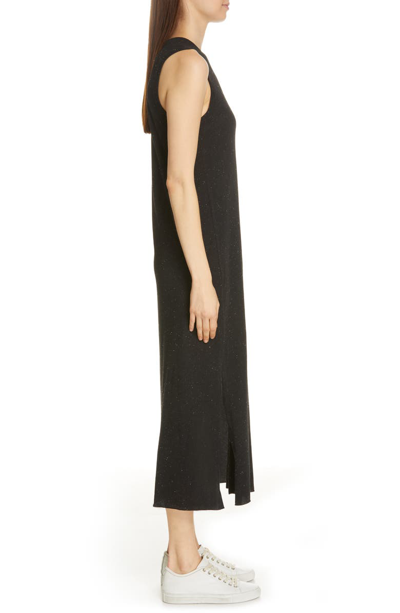 Shop Atm Anthony Thomas Melillo Donegal Pocket Midi Dress In Charcoal Donegal