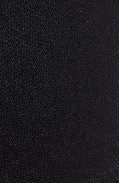 Shop Reformation High & Skinny Jeans In Faded Black Destroyed