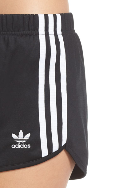 Shop Adidas Originals Originals 3-stripes Shorts In Black