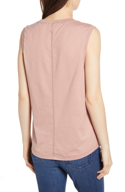 Shop Ag Ryker Relaxed Muscle Tank In Industrial Mauve