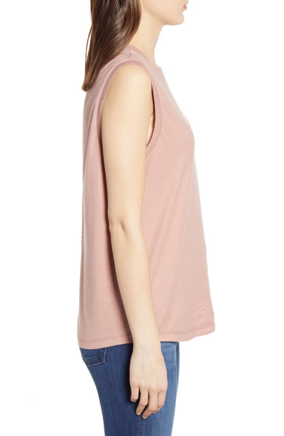 Shop Ag Ryker Relaxed Muscle Tank In Industrial Mauve