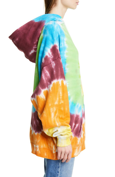 Shop R13 Tie Dye Rainbow Hoodie