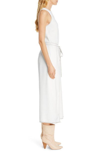 Shop Joie Mairead Crop Jumpsuit In Porcelain