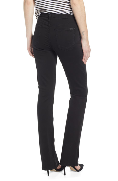 Shop Jen7 By 7 For All Mankind Slim Bootcut Jeans In Classic Black Noir