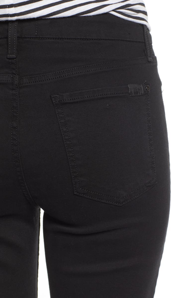 Shop Jen7 By 7 For All Mankind Slim Bootcut Jeans In Classic Black Noir
