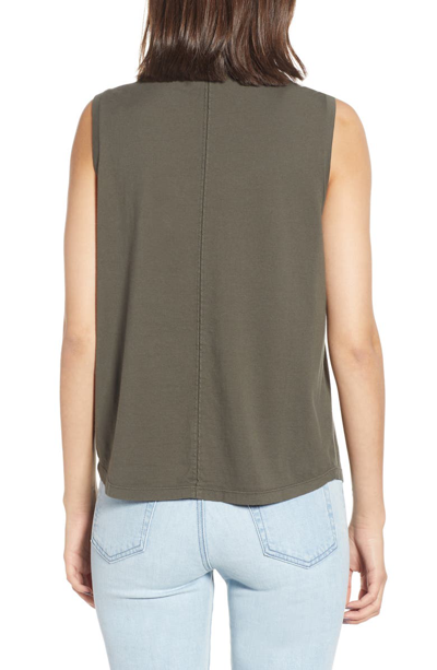 Shop Ag Ryker Relaxed Muscle Tank In Ash Green