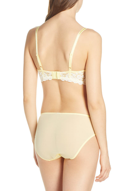 Shop Wacoal Lace Underwire Bra In Pale Banana/ White Alyssum