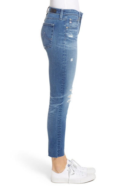 Shop Ag Prima Crop Skinny Jeans In 16 Years Serenity Destructed