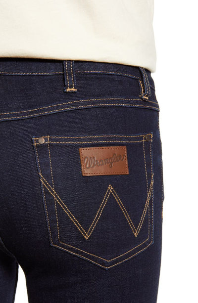 Shop Wrangler High Waist Cuffed Skinny Jeans In Dallas