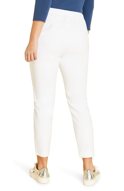 Shop Marina Rinaldi Raduno Ankle Pants In White
