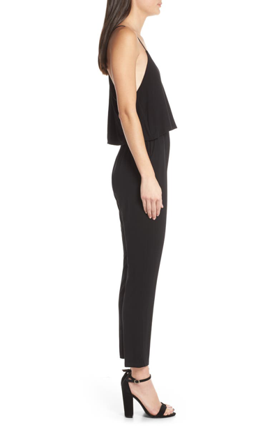 Shop Bb Dakota One And Done Popover Jersey Jumpsuit In Black