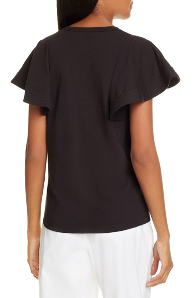 Shop A.l.c Carrie Tee In Black