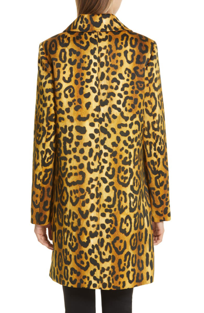 Shop Adam Lippes Jaguar Print Duchesse Satin Coat