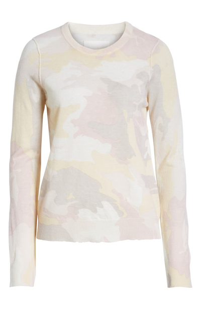 Shop Zadig & Voltaire Camo Cashmere Sweater In Dragee