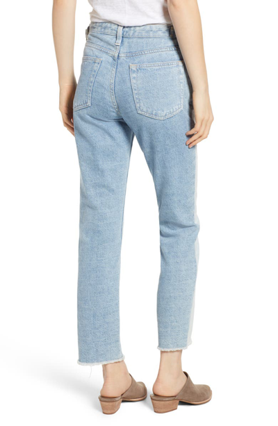 Shop Ag Isabelle High Waist Crop Straight Jeans In Infamous
