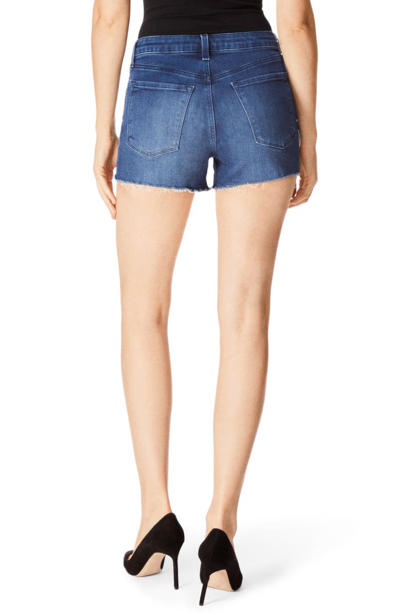 Shop J Brand Gracie High Waist Cutoff Denim Shorts In Galaxy