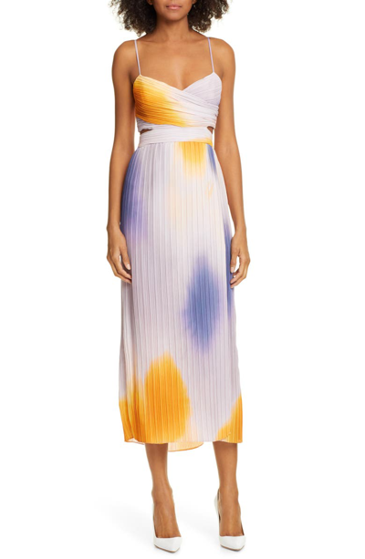 Shop A.l.c Sienna Ombre Midi Dress In Multi