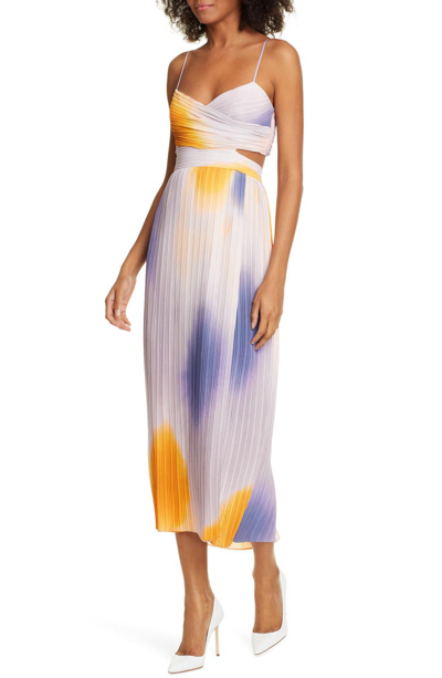 Shop A.l.c Sienna Ombre Midi Dress In Multi