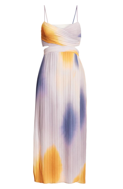 Shop A.l.c Sienna Ombre Midi Dress In Multi