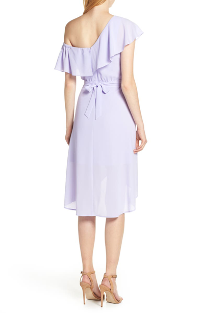 Shop Ali & Jay Day At The Races Chiffon Dress In Lavender