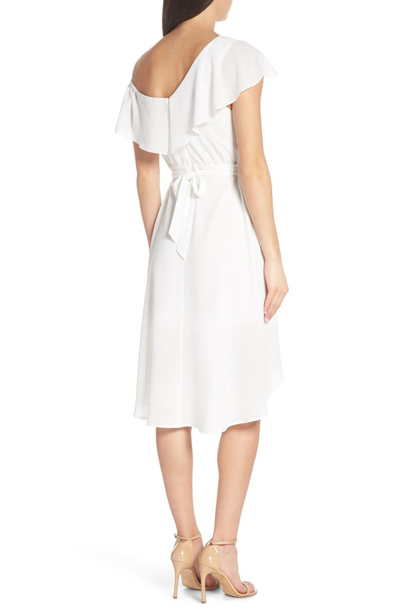Shop Ali & Jay Day At The Races Chiffon Dress In White