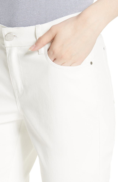 Shop Lafayette 148 Mercer Coated Skinny Jeans In White