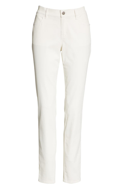 Shop Lafayette 148 Mercer Coated Skinny Jeans In White